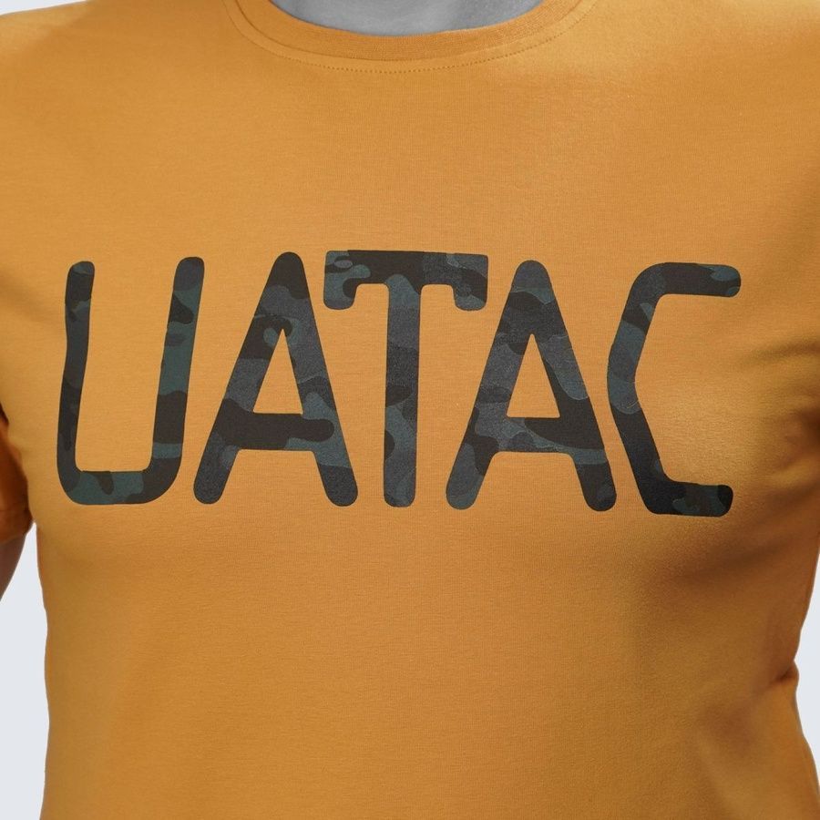 Футболка 95/5 Жовта з принтом Камуфляж | UATAC фото