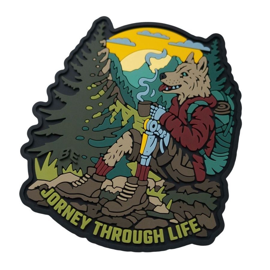 ПВХ патч (шеврон) "Мандрівник по життю" фото