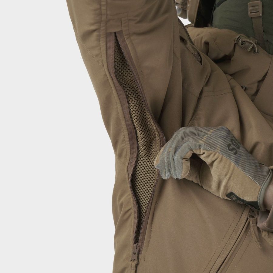 Тактическая демисезонная куртка UATAC Basic Coyote (Койот) Membrane Climashield Apex L фото