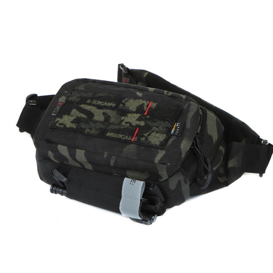 Поясна сумка-бананка, крос-боді Black Multicam, Molli UA фото