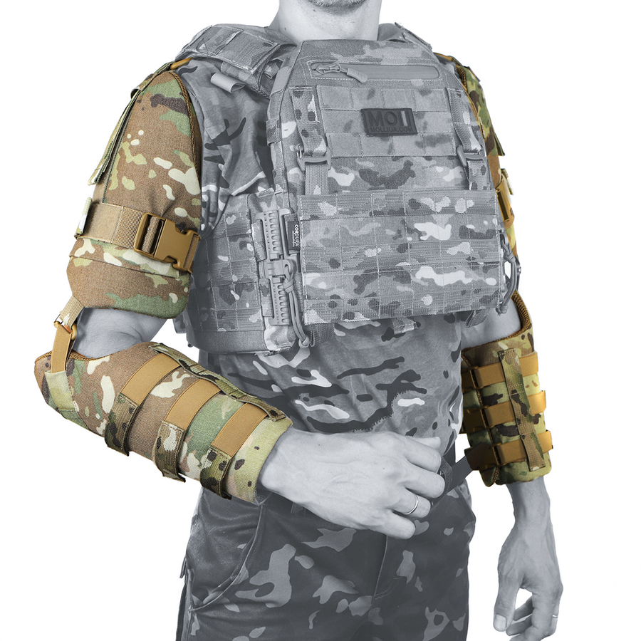 Комплект балістичного захисту плечей та передпліччя &ldquo;ARM Protection&rdquo; 1 або 2 класу,мультикам, MOLLI фото