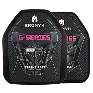 Комплект жіночих бронеплит 3 класу захисту Ultimate G-Series Bronyx фото