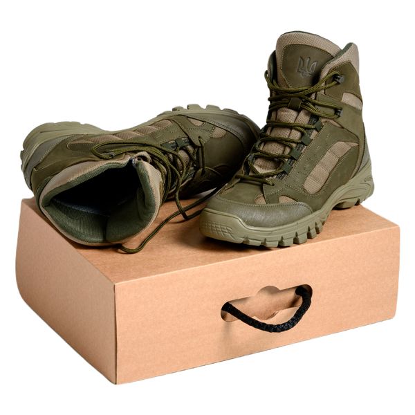 Берці черевики тактичні зелені (Низькі) фото