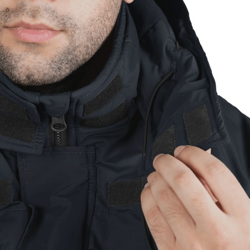Зимняя тактическая куртка Patrol System Nylon синяя Camotec фото