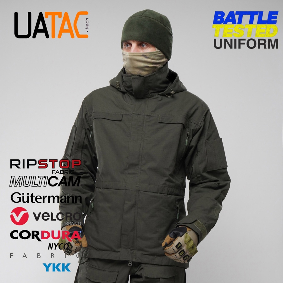 Комплект штурмовые штаны + куртка демисезонная UATAC GEN 5.2 Olive (Олива) 3XL фото