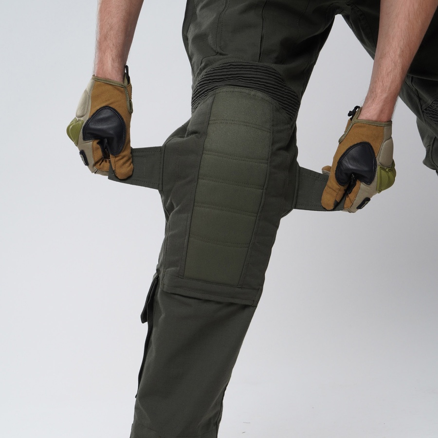 Комплект штурмові штани + куртка. Демісезон UATAC GEN 5.2 Olive (Олива) 3XL фото