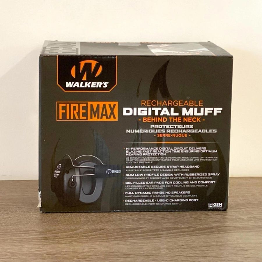 Активные защитные наушники Walker's FireMaх Muff Behind The Neck фото