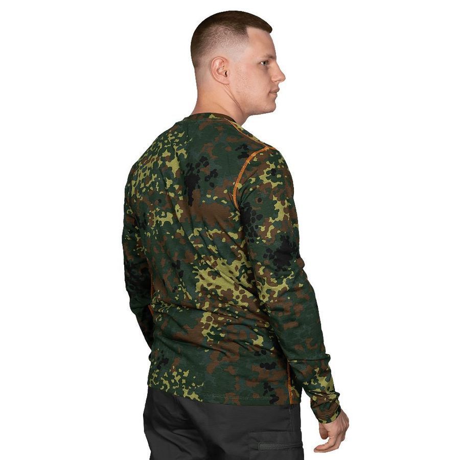 Лонгслів Basic . Cotton Flecktarn Camotec