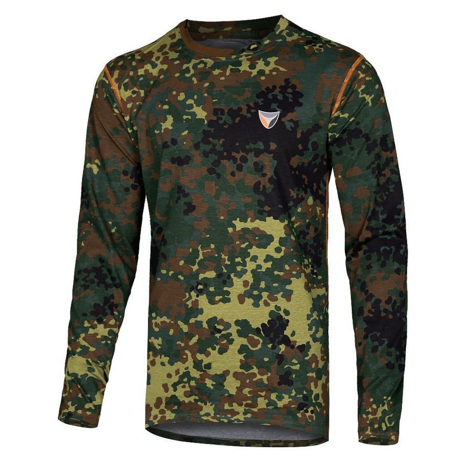 Лонгслів Basic . Cotton Flecktarn Camotec