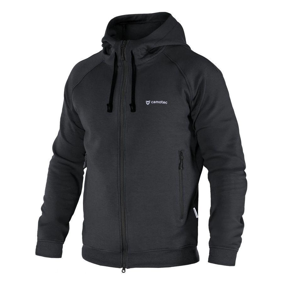 Летний мужской тактический спортивный костюм FitPro Zip Темно-синий Camotec фото
