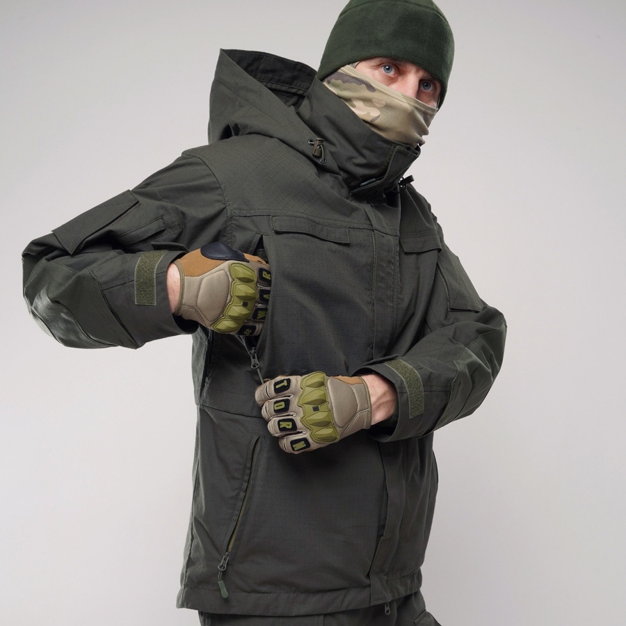 Комплект штурмовые штаны + куртка демисезонная UATAC GEN 5.2 Olive (Олива) 3XL фото