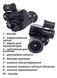 Прибор ночного видения NVG10 Night Vision с креплением на шлем фото 4