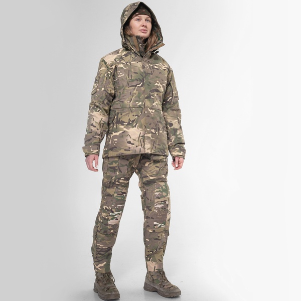 Жіночий комплект штурмові штани + куртка. Демісезон UATAC GEN 5.2 Multicam FOREST (Ліс) L