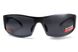 Защитные очки открытые Global Vision BAD-ASS-1 GunMetal (G-Tech™ blue) синие зеркальные фото 11