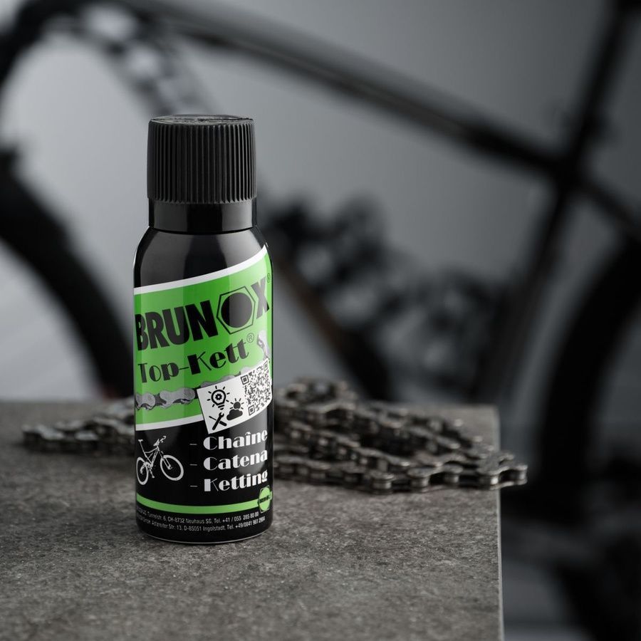 Мастило для велосипедних і мотоциклетних ланцюгів, спрей Brunox Top-Kett 100ml фото