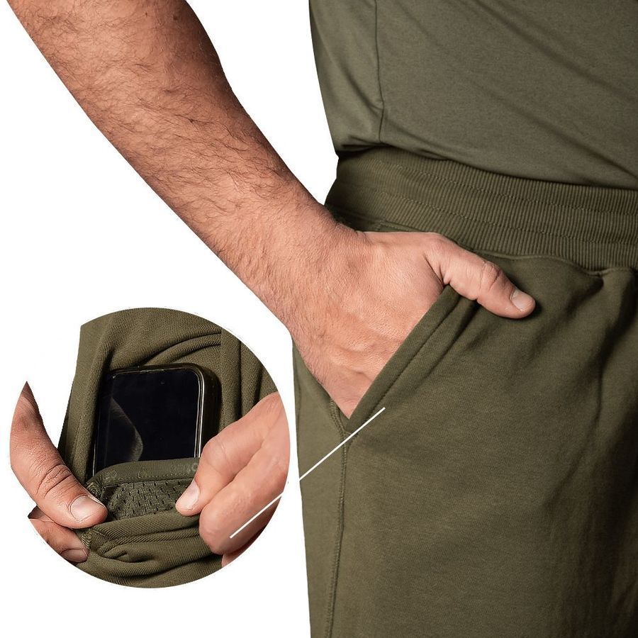 Шорти FitPro Cotton Темна Олива (8741), 2XL фото