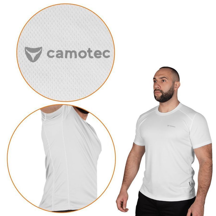 Футболка Chiton біла Camotec фото