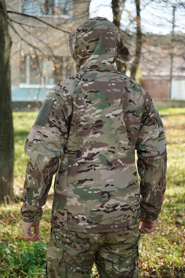 Куртка Windproof Softshell ветрозащитная, водостойкая, флис 320 г/м&sup2; фото