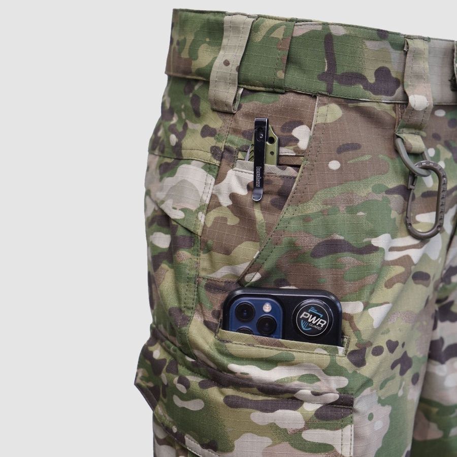 Військові чоловічі шорти Lite Multicam UATAC фото