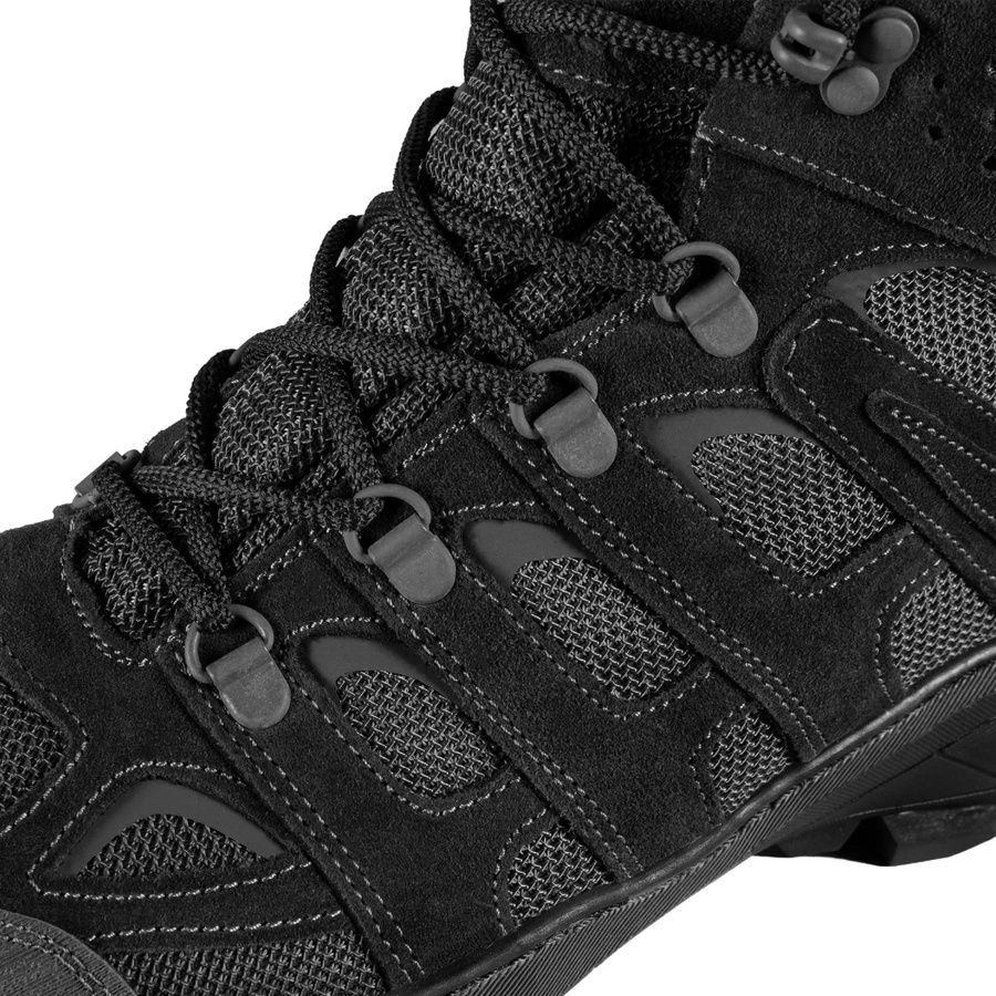 Військові демісезонні черевики Scout MID 2.0 Чорні Camotec фото