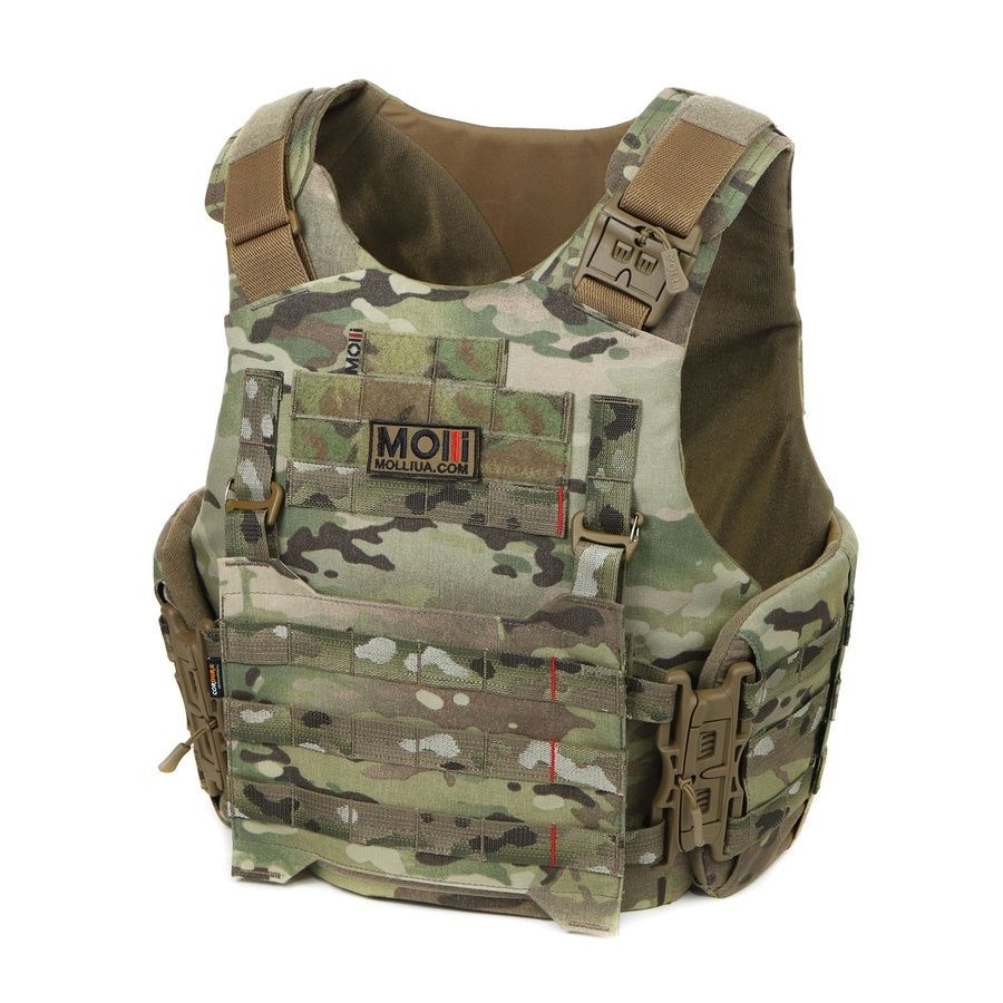 Протиуламковий жилет EGIDA СPS (corset protection system), 1 або 2 класу ДСТУ та STANAG, мультикам MOLLI фото