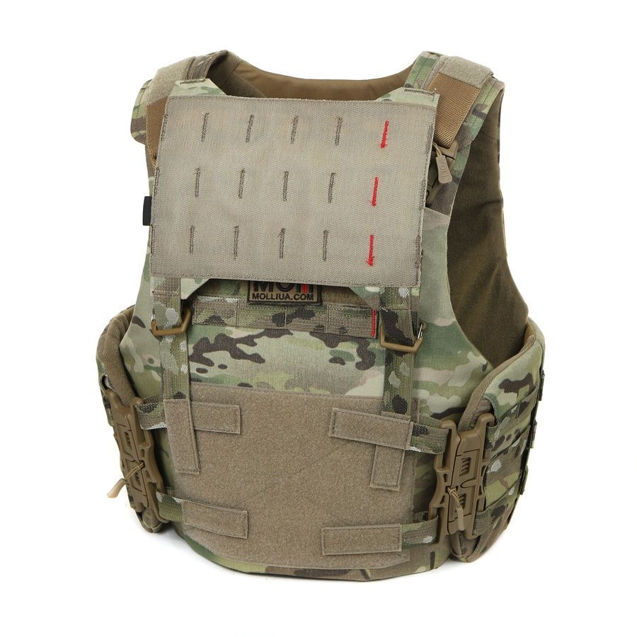 Протиуламковий жилет EGIDA СPS (corset protection system), 1 або 2 класу ДСТУ та STANAG, мультикам MOLLI фото