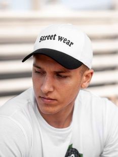 Бейсболка BEZET Streetwear white'19 фото