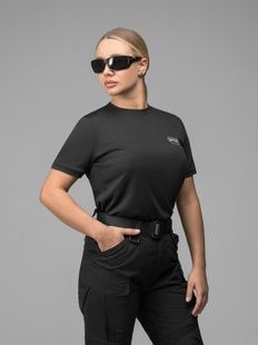 Футболка женская Basic Coolmax Antistatic черная BEZET фото