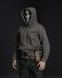 Худі BEZET Skull army grey фото 2