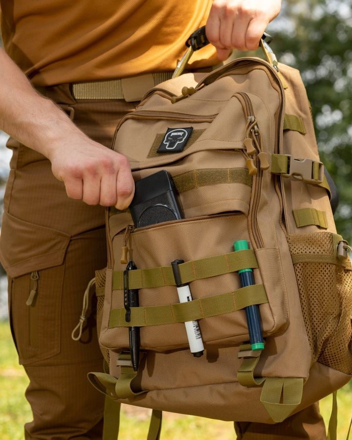 Рюкзак тактичний BEZET Commando койот фото