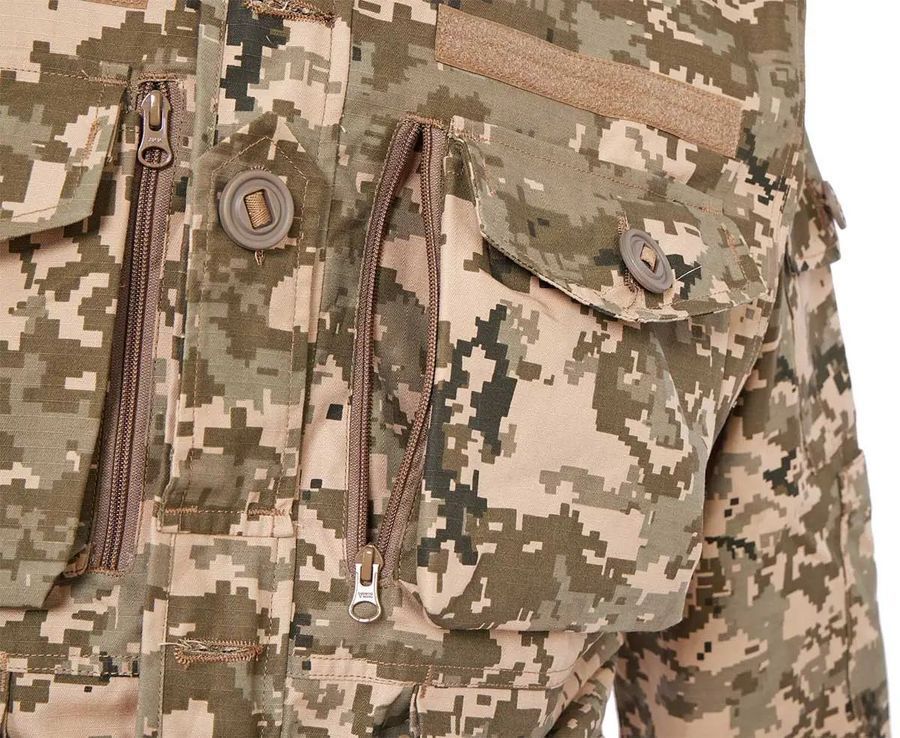 Тактична піксельна куртка Defcon 5 SAS Smock Jaket з велкро панелями фото