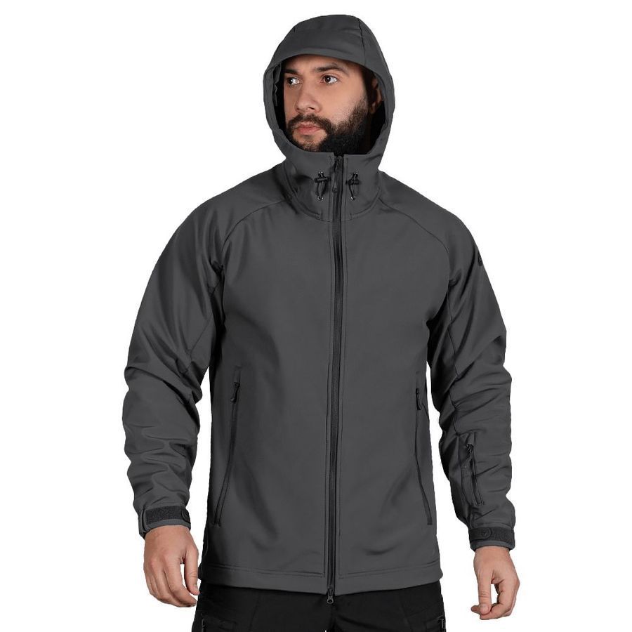 Демісезонний костюм-комплект військовий SoftShell Rubicon + Vent. Графіт Camotec фото