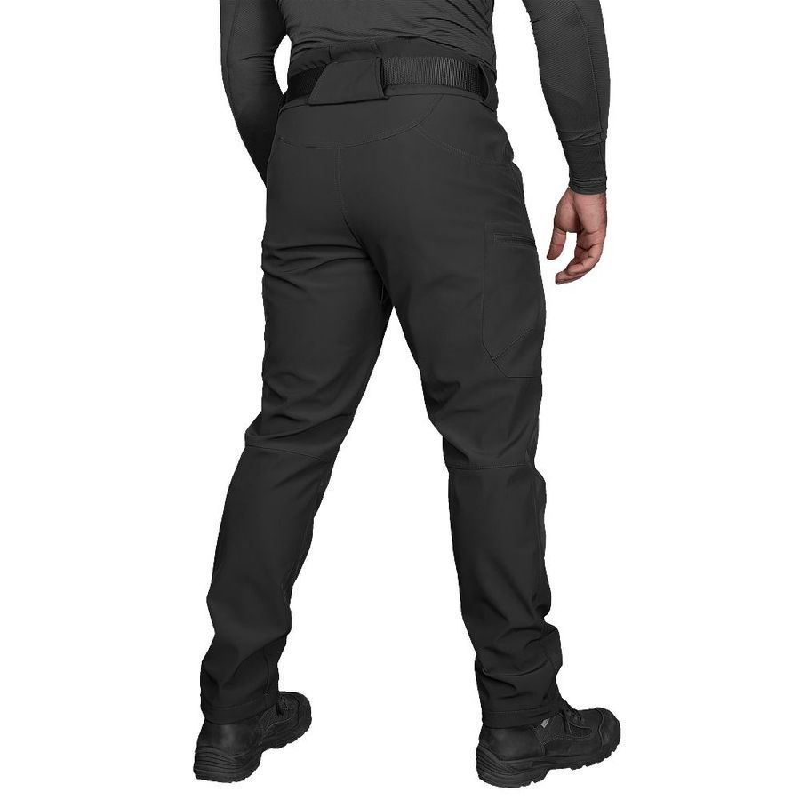Брюки тактические SoftShell. Черные Camotec фото