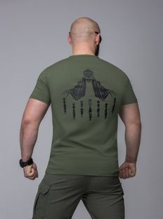 Футболка Bomb хакі BEZET фото