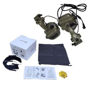Активні захисні навушники Earmor M32X MOD3 (FG) Olive фото