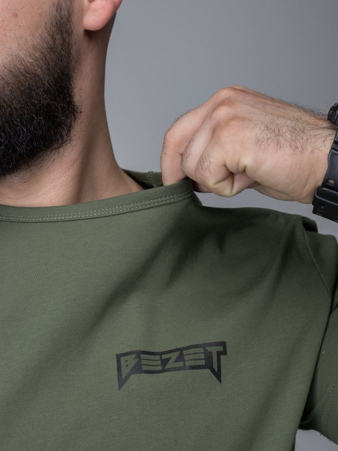 Футболка Bomb хаки BEZET фото
