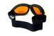 Окуляри захисні із ущільнювачем Global Vision Eliminator (orange), оранжеві фото 5