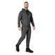 Летний мужской тактический спортивный костюм FitPro Zip Графит Camotec фото 1