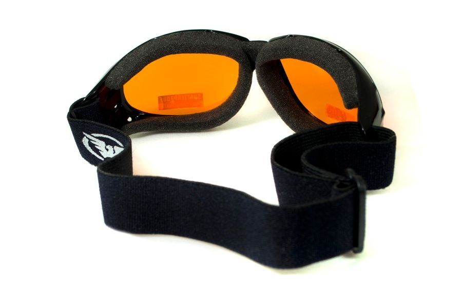 Окуляри захисні із ущільнювачем Global Vision Eliminator (orange), оранжеві фото