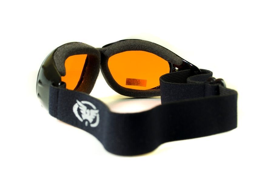 Окуляри захисні із ущільнювачем Global Vision Eliminator (orange), оранжеві фото