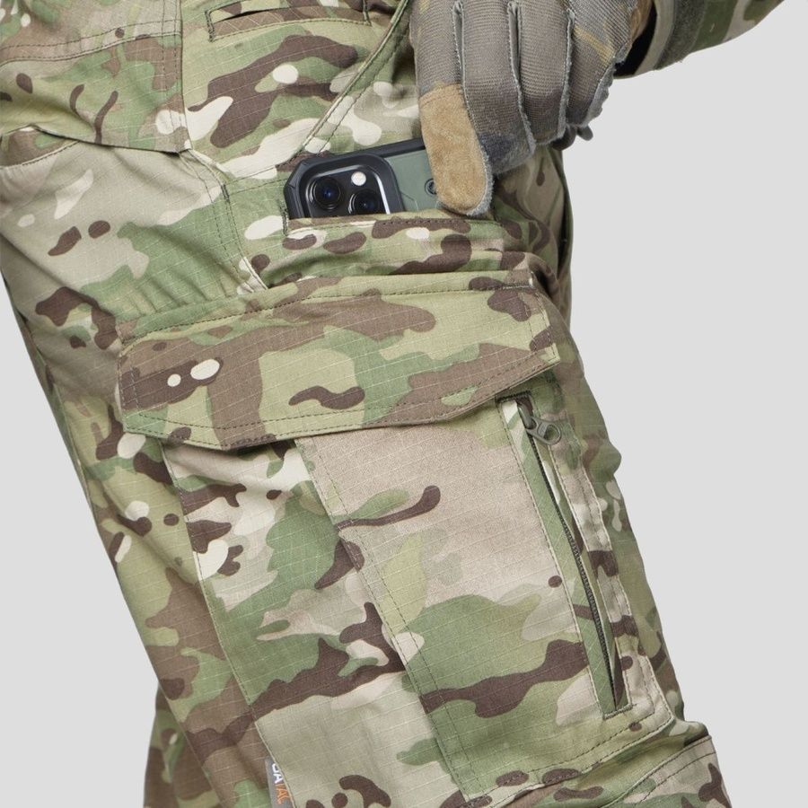 Тактические штаны Lite UATAC Flexible Multicam L/Short фото