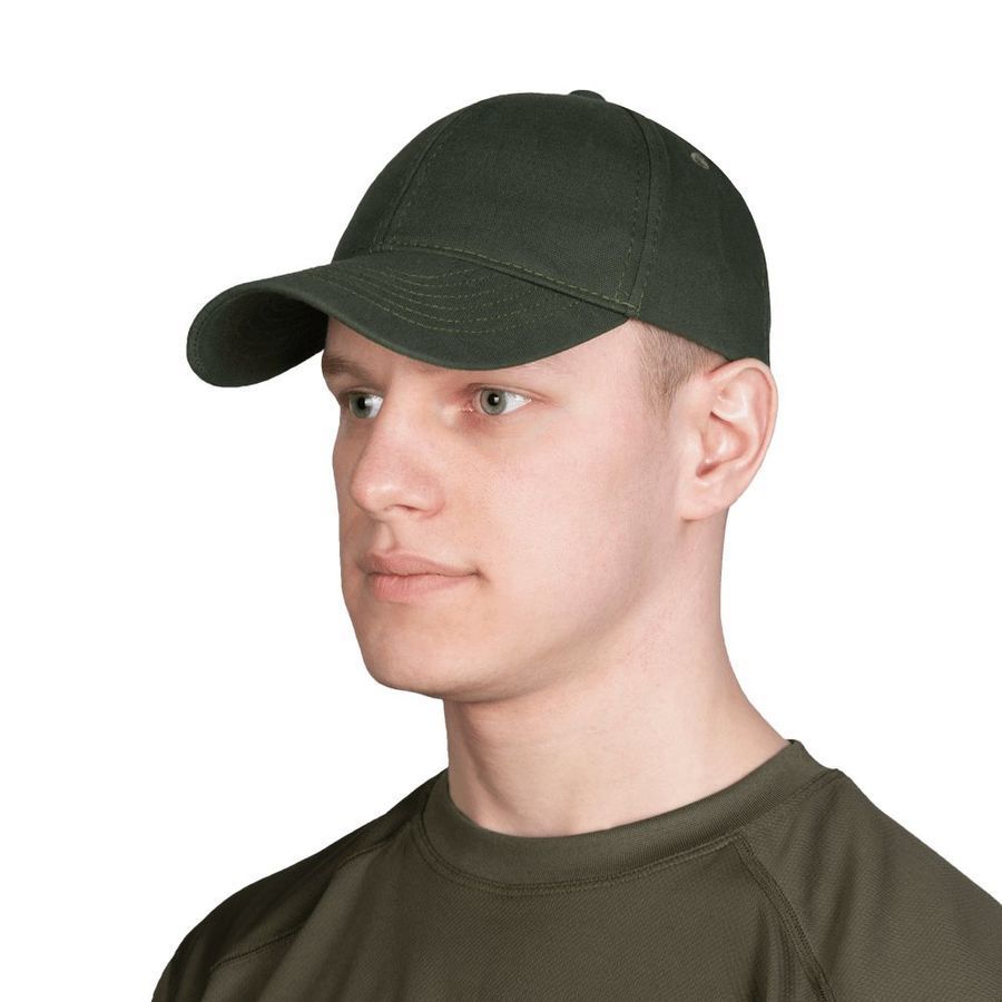 Бейсболка New Fix Canvas Dark Olive фото