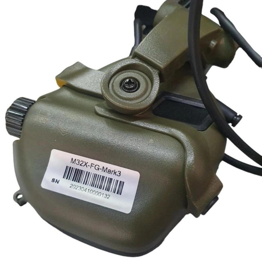 Активні захисні навушники Earmor M32X Mark3 (FG) Olive фото