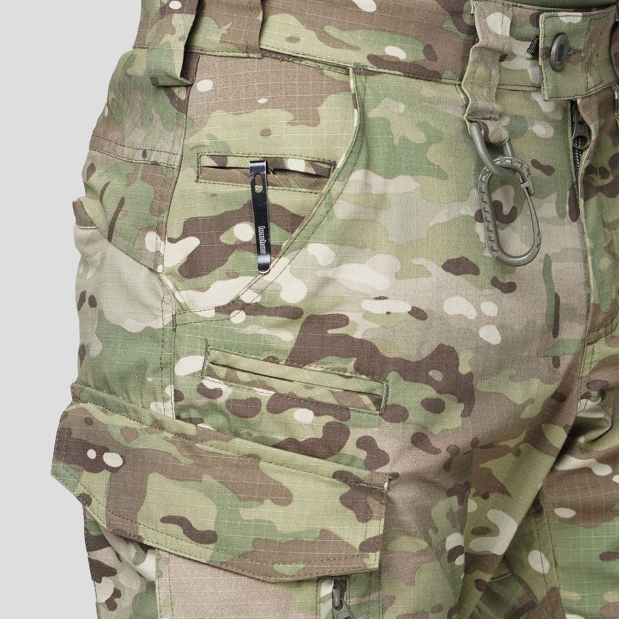 Тактические штаны Lite UATAC Flexible Multicam L/Short фото