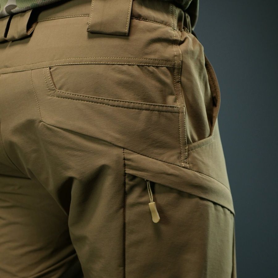 Тактичні літні штани GECON BR | Nylon-Stretch | Колір койот фото