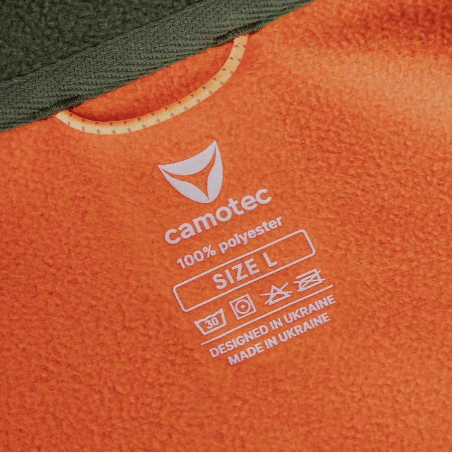Мужская военная тактическая флисовая кофта Army олива Camotec фото