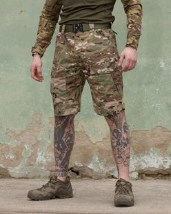 Шорти карго тактичні BEZET Military мультикам фото