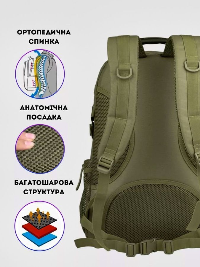 Рюкзак тактичний BEZET Commando хакі фото