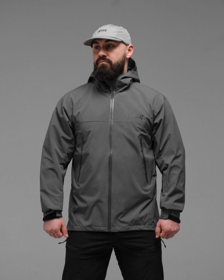Куртка вітрівка BEZET WindBreaker сірий
