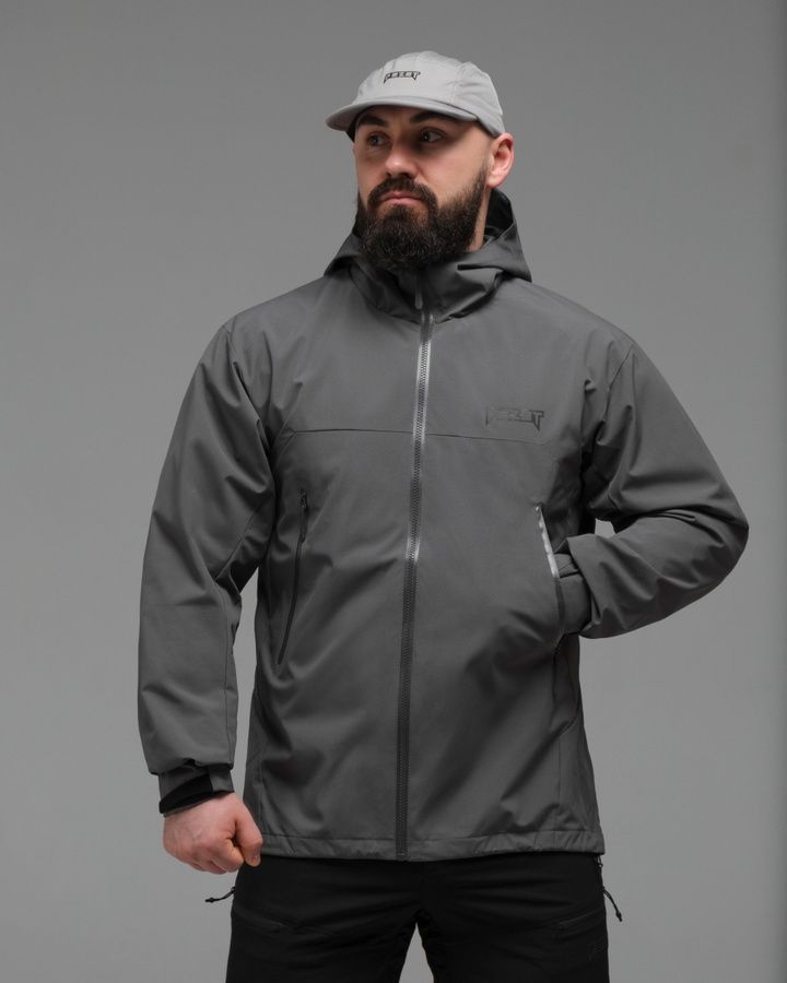 Куртка вітрівка BEZET WindBreaker сірий